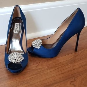 Badgley Mischka Navy Shoe